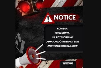 Komisija za tržište kapitala upozorava na potencijalno obmanjujući internet sajt „montenegroberza.com“
