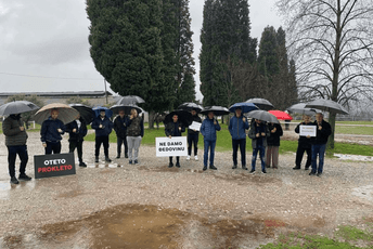 "Ne damo đedovinu - oteto prokleto": Održana protestna šetnja mještana Gornje Gorice