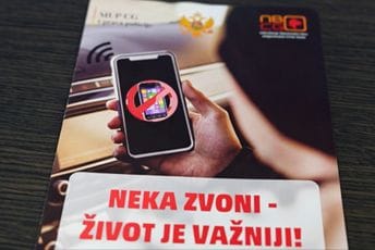 Neka zvoni - život je važniji: Startovala preventivna kampanja UP o opasnosti upotrebe mobilnih telefona tokom vožnje