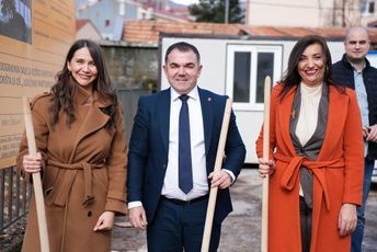 Položen kamen temeljac za dogradnju sale OŠ "Lovćenski partizanski odred"