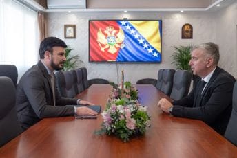 Jovanović sa ambasadorom BiH: Dijalog i institucijalna saradnja temelj za realizaciju zajedničkih projekata