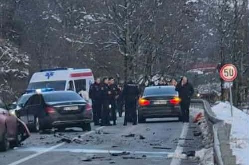 Kolašin: Ukrajinac prešao u suprotnu traku i udario u vozilo Spajićeve pratnje