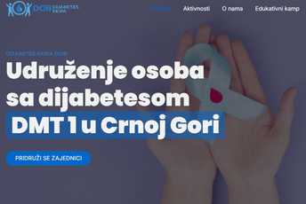 Pokrenuli sajt za podršku osobama sa dijabetesom tip 1 u Crnoj Gori