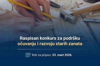 Glavni grad raspisao konkurs: Za podršku razvoju starih zanata u Podgorici 60.000 eura