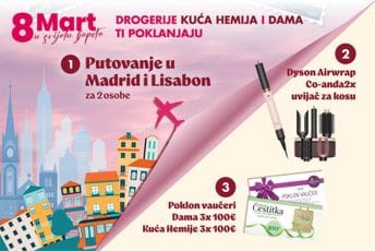 8. mart u svijetu ljepote: Drogerije Kuća Hemije i Dama te nagrađuju 8. mart u svijetu ljepote: Drogerije Kuća Hemije i Dama te nagrađuju