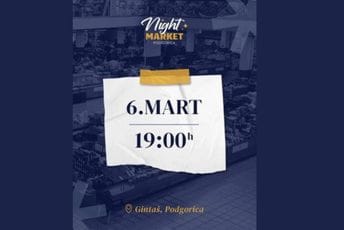 Prvi Podgorički Night Market večeras u Gintašu