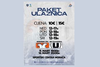 Paket ulaznica za dvomeč protiv Kluža u prodaji od danas!