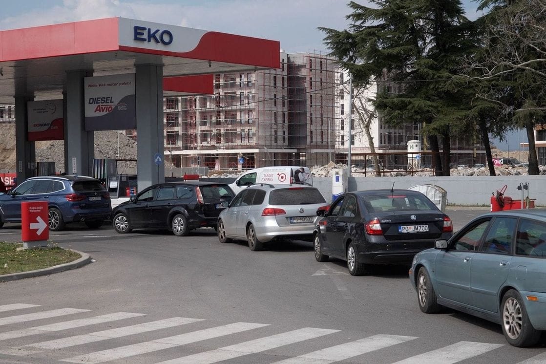 Za 10 dana bi cijena dizela u Crnoj Gori mogla skočiti gotovo 25 centi po litru