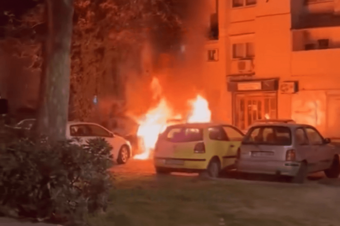(VIDEO) Na Zabjelu juče izgorio automobil