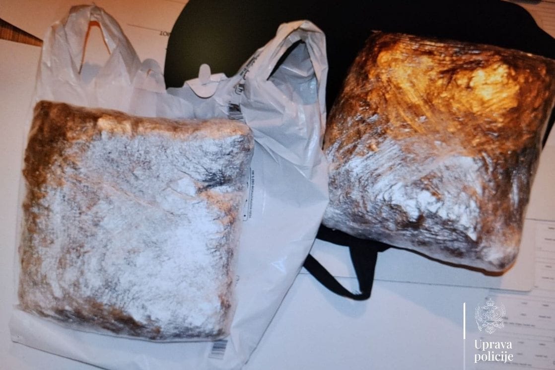 Uhapšen Pljevljak, u torbi nosio više od dva kilograma marihuane