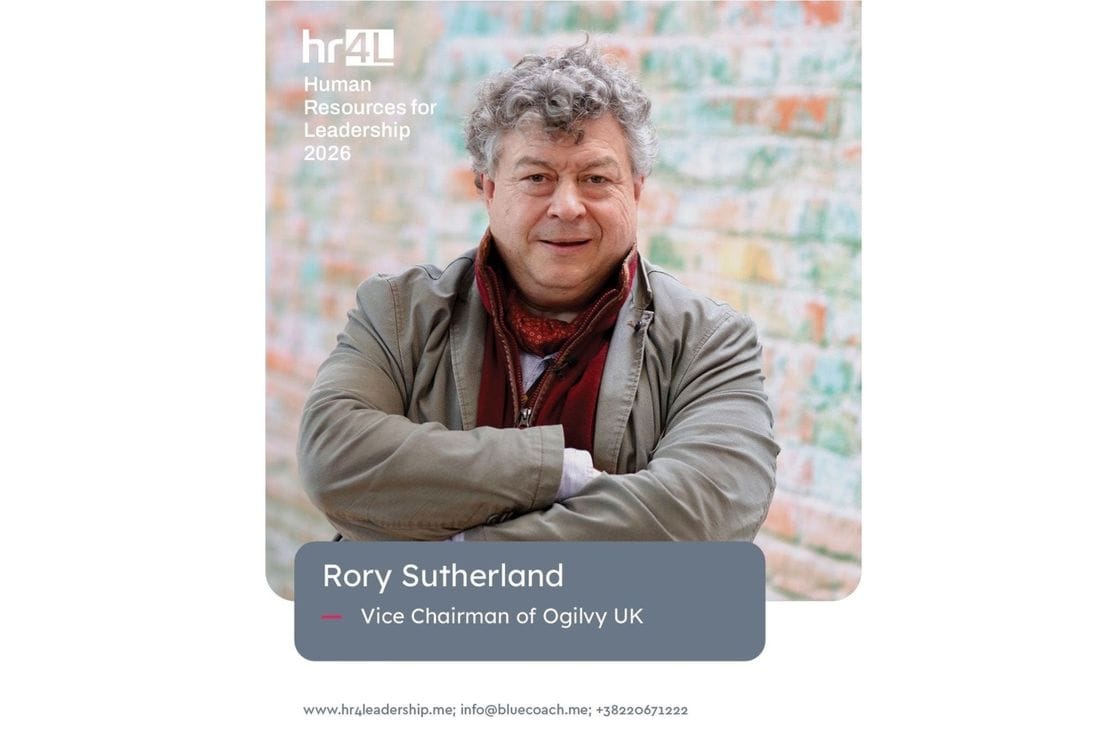 Rory Sutherland u maju na HR4Leadership konferenciji u Podgorici