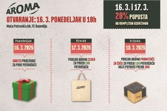 Nova Aroma u Kameliji – modernija kupovina po mjeri kupaca Nova Aroma u Kameliji – modernija kupovina po mjeri kupaca
