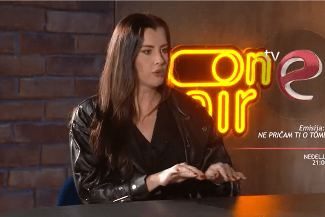 "Ne pričam ti o tome" na TVE: Gošća Ana Pejović