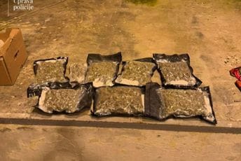 Zaplijenjena droga na ZGP Sukobin–Murićani: Albanac u sjedištu mercedesa krio četiri kilograma marihuane