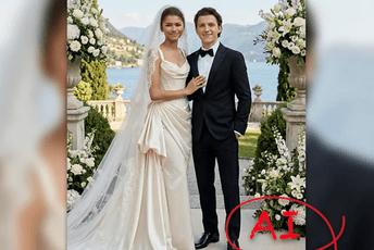 'Dušo, to je vještačka inteligencija': Glumica Zendaja o slikama sa vjenčanja