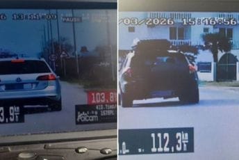 Uhapšeni vozači iz Tuzi i Ulcinja: Vozili preko 100 km/h na ograničenju 60