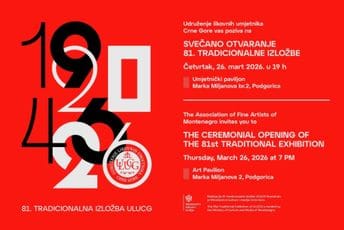 Osamdeset godina posvećenosti: Tradicionalna izložba ULUCG u četvrtak u Podgorici Osamdeset godina posvećenosti: Tradicionalna izložba ULUCG u četvrtak u Podgorici