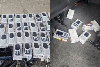 (FOTO) Policija na GP Metaljka kontrolisala vozilo državljanina BiH: Ispod sjedišta pronašli 50 mobilnih telefona sa slušalicama i punjačima