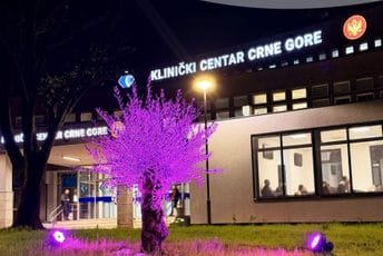 U znak podrške osobama sa epilepsijom: Maslina zdravlja KCCG osvijetljena ljubičastom bojom