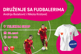 Subota u poslovnici Telekoma – Druženje sa fudbalskim reprezentativcima