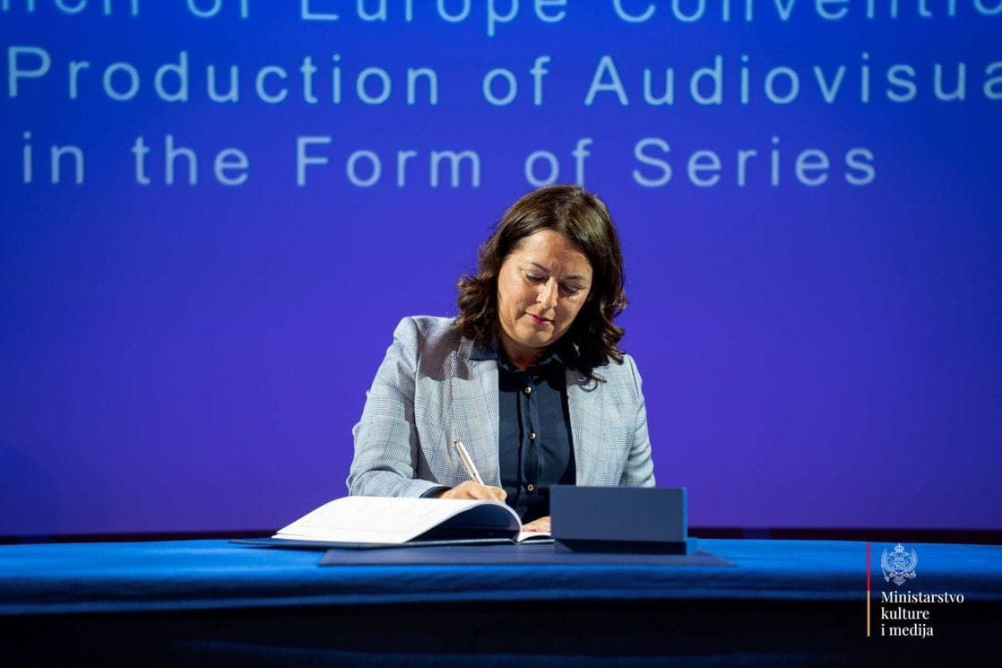Vujović: Crna Gora potpisnica Konvencije Savjeta Evrope o koprodukciji audiovizuelnih djela u obliku serija