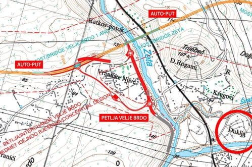Monteput: Trasa auto-puta Smokovac - Tološi ne ugrožava  arheološki lokalitet Duklja
