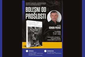 Razgovor o knjizi „Bolesni od prošlosti“ Adnana Prekića sjutra u Sarajevu Razgovor o knjizi „Bolesni od prošlosti“ Adnana Prekića sjutra u Sarajevu