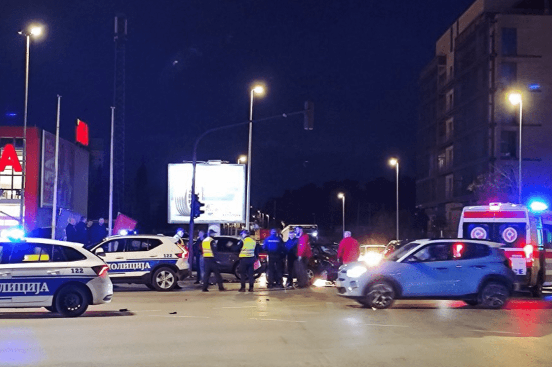 Udes u Podgorici: Povrijeđena jedna osoba