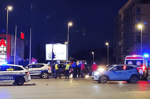 Udes u Podgorici: Povrijeđena jedna osoba