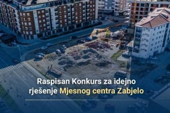Glavni grad: Raspisan konkurs za idejno rješenje Mjesnog centra Zabjelo