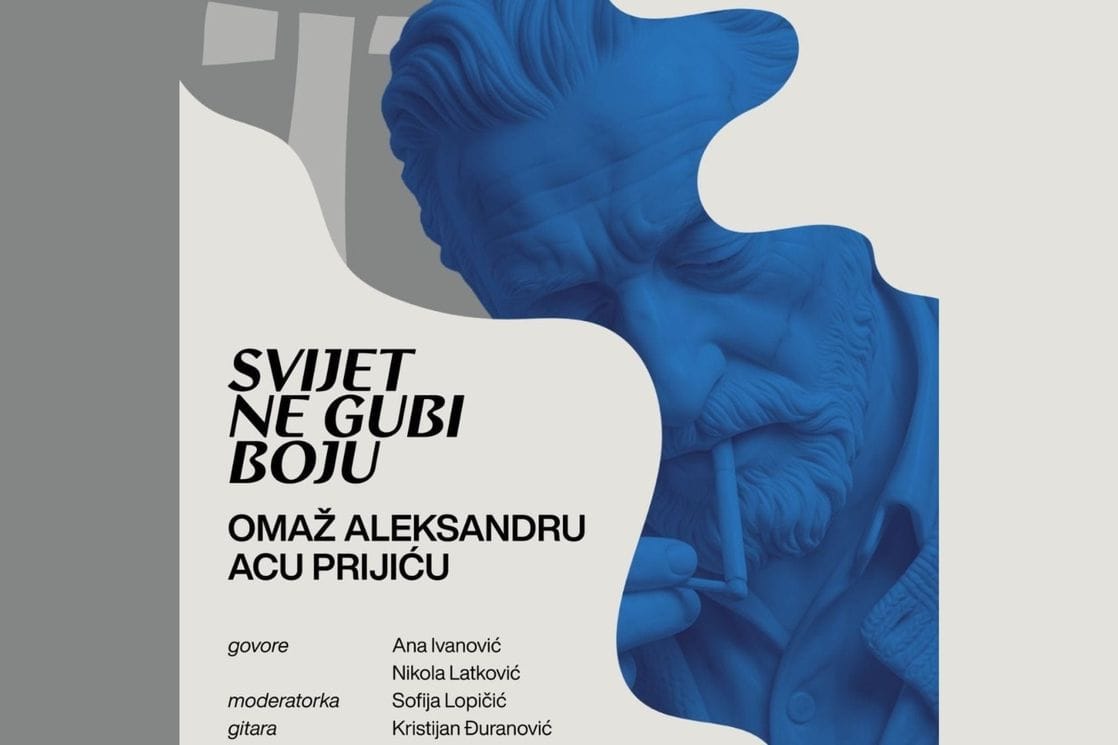 „Svijet ne gubi boju“: Omaž Aleksandru Acu Prijiću u utorak na FCJK