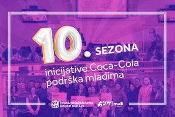 10. sezona inicijative Coca-Cola podrška mladima: Prve radionice u Herceg Novom, Kotoru i Baru