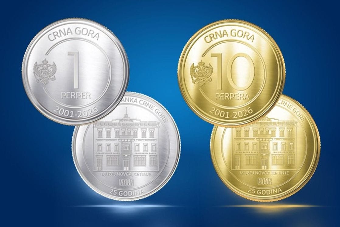 CBCG izdala jubilarni kovani novac povodom 25 godina rada
