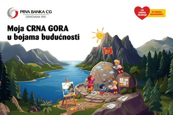 Prva banka CG slavi 125 godina uz dječiju maštu: Konkurs „Moja Crna Gora u bojama budućnosti” Prva banka CG slavi 125 godina uz dječiju maštu: Konkurs „Moja Crna Gora u bojama budućnosti”