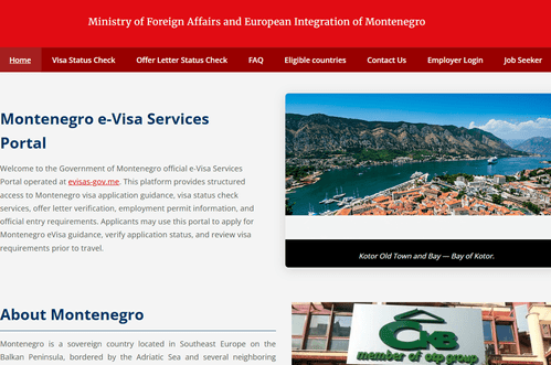 Lažni sajt za vize se predstavlja kao državni; MJU: Građani da ne unose lične podatke