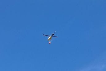 Požari u okolini Podgorice: Intervenisali i iz vazduha
