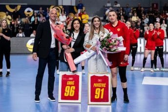 Emotivno veče u Bemax areni: Ivona Pavićević i Itana Grbić se oprostile od reprezentacije (FOTO)