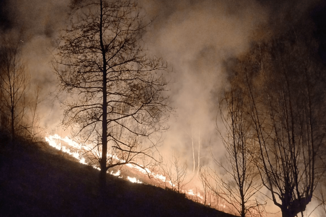 Više požara u Bijelom Polju: Jedan prijetio i objektima