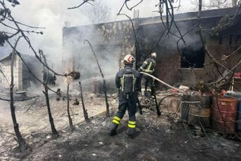 izgorio magacin restorana "Stara kuća" (FOTO)