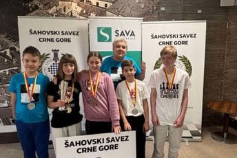 Dijagonalci uspješni na prvenstvu države u šahu: Nađa Zloković šampionka države do 13 godina