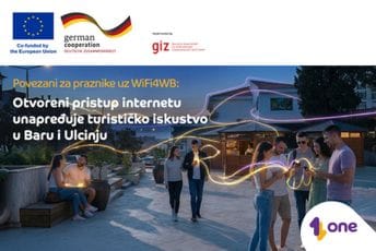 Povezani za praznike uz WiFi4WB: otvoreni pristup internetu unapređuje turističko iskustvo u Baru i Ulcinju