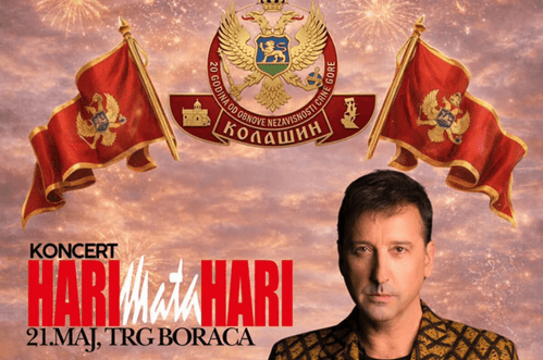 Hari Mata Hari pjevaće u Kolašinu na proslavi Dana nezavisnosti