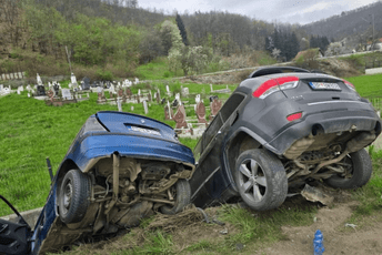 Bijelo Polje: Vozila sletjela s puta, povrijeđeno više osoba