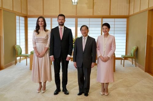 (VIDEO) Jakov i Milena Milatović razgovarali s carom Naruhitom i caricom Masako