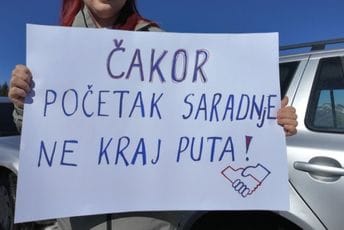 Protest na Čakoru, građani poručili: Otvaranje graničnog prelaza mora biti prioritet