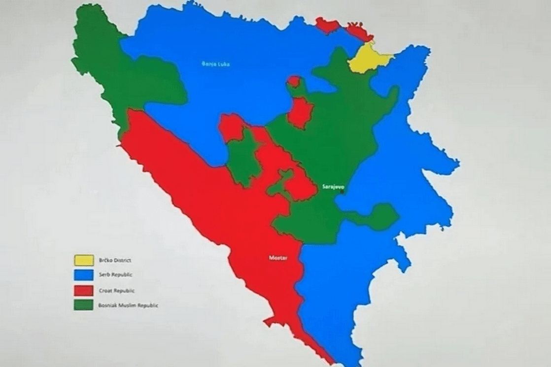 Na skupu u Zagrebu predstavljena karta BiH sa trećim entitetom