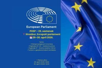 Sastanak POSP-a 29. i 30. aprila: U fokusu poglavlja 23, 24 i 27