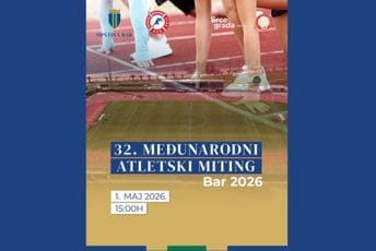 Opština Bar: Prvomajski atletski miting uz učešće takmičara iz 10 zemalja