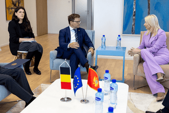 Njemački ministar dočekan uz zastavu - Belgije