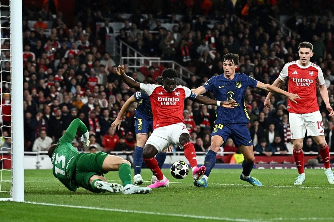 Nakon 20 godina: Arsenal je u finalu Lige šampiona, gol Sake presudio na Emirejtsu